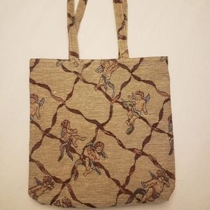Vintage Cherub Tote